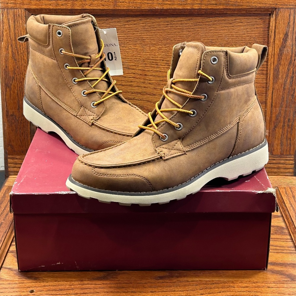 Merona Tan Baxter Faux Leather‎ Boots